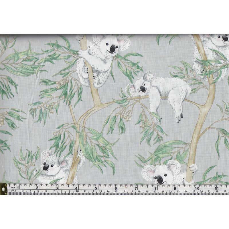 Gumtree Friends KOALAS ON GREY, 7118/C1, 110cm Wide