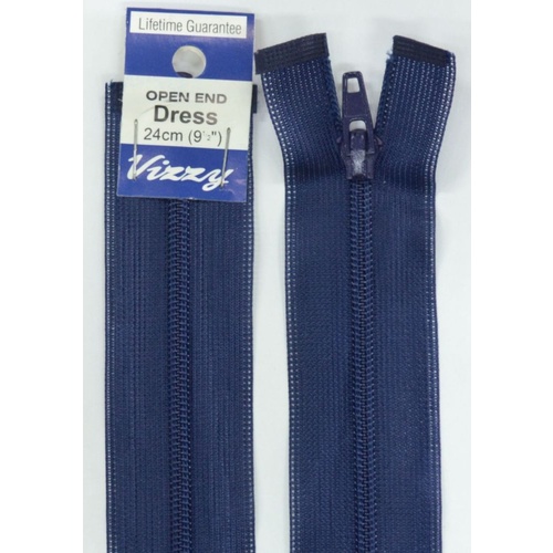 Vizzy Open End Dress Zip 24cm 58 NAVY