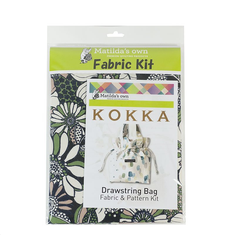 KOKKA Drawstring Bag Pattern & Fabric Kit KCS501