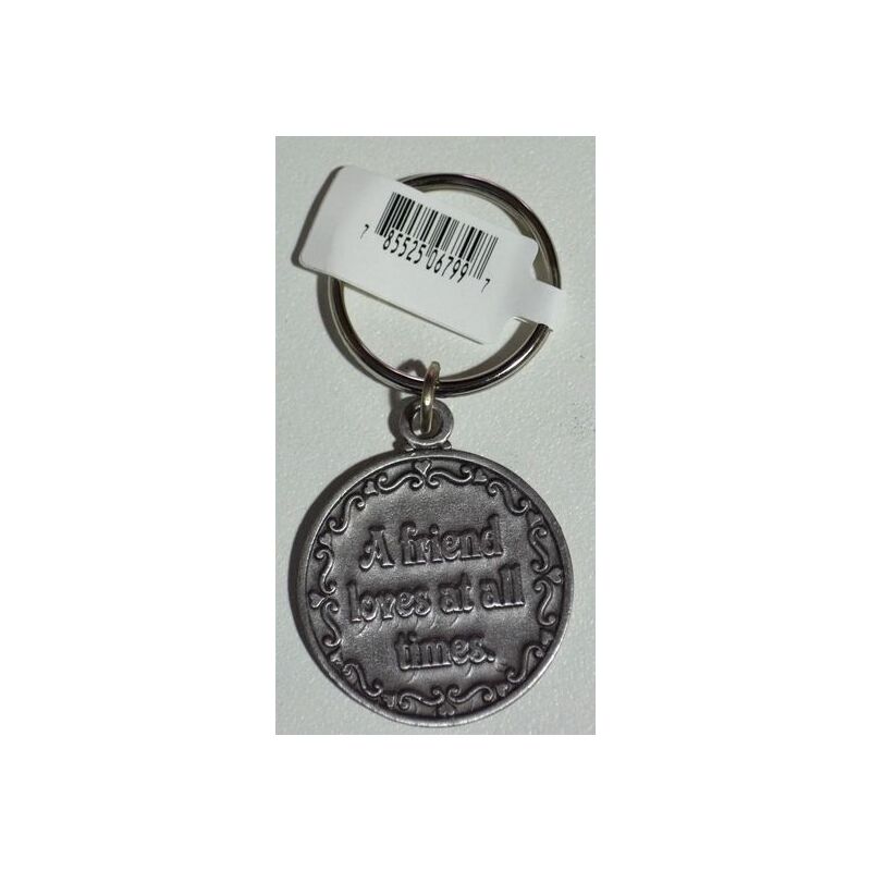Friends KeyRing, Metal Token With Message, Beautiful Item, 37mm Diameter
