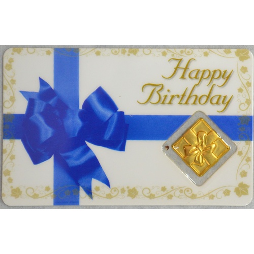 HAPPY BIRTHDAY, Inspirational Card & Charm, 54mm x 85mm, Inspirational Gift