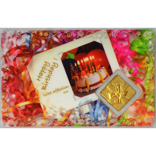 HAPPY BIRTHDAY, Inspirational Card & Charm, 54mm x 85mm, Inspirational Gift