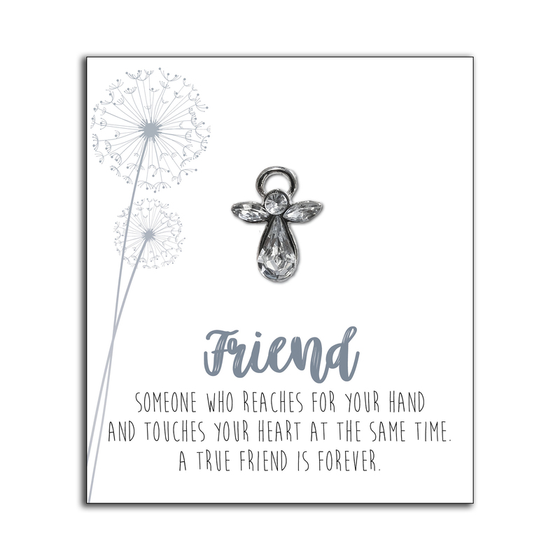 Always With You Angel, FRIEND, Lapel Pin, Hat Pin