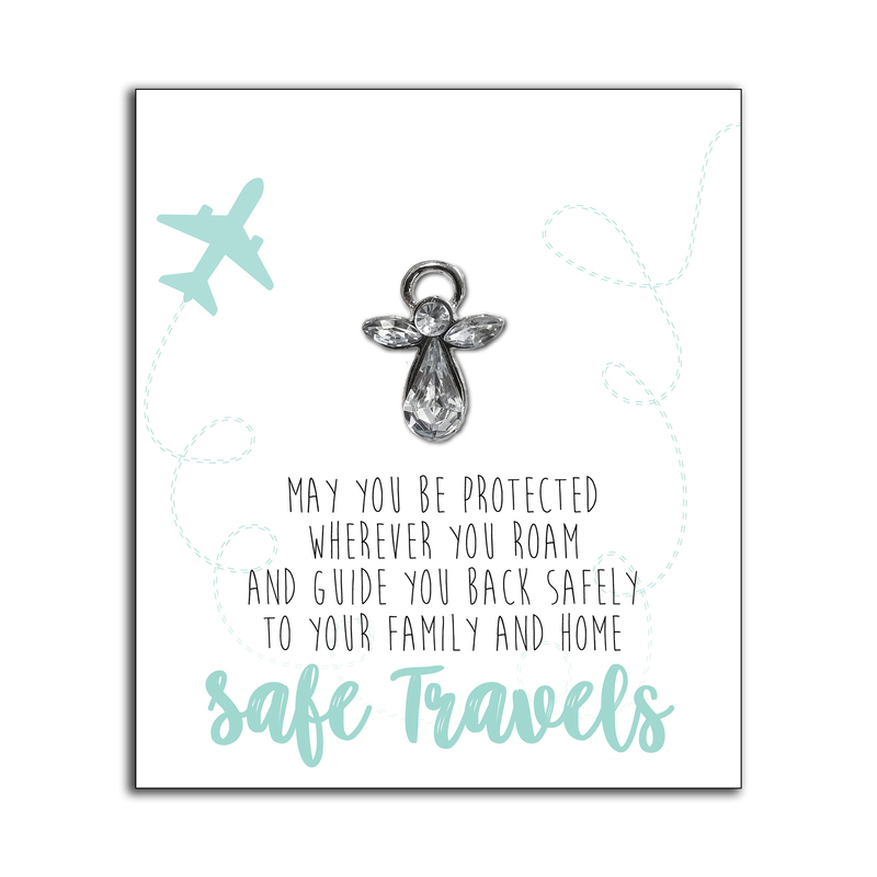 Always With You Angel, TRAVEL, Lapel Pin, Hat Pin