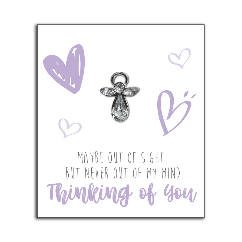 Always With You Angel, THINKING OF YOU, Lapel Pin, Hat Pin