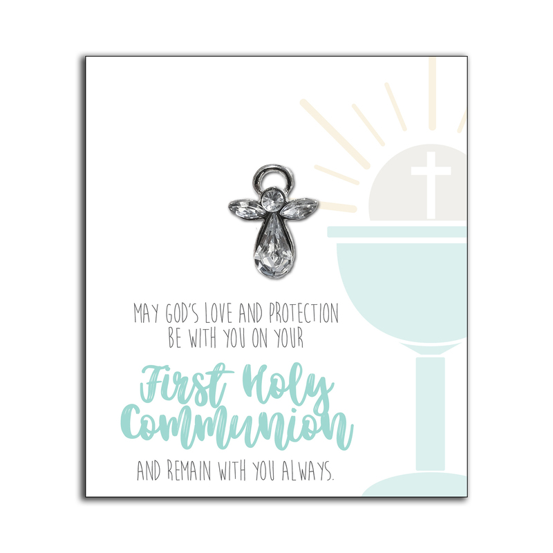 Always With You Angel, FIRST HOLY COMMUNION, Lapel Pin, Hat Pin