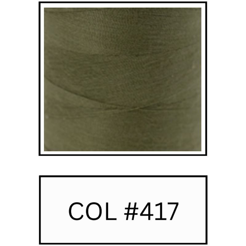 Luxe 120 Colour 417, Cotton Coated Polyester Sewing Thread 1000m