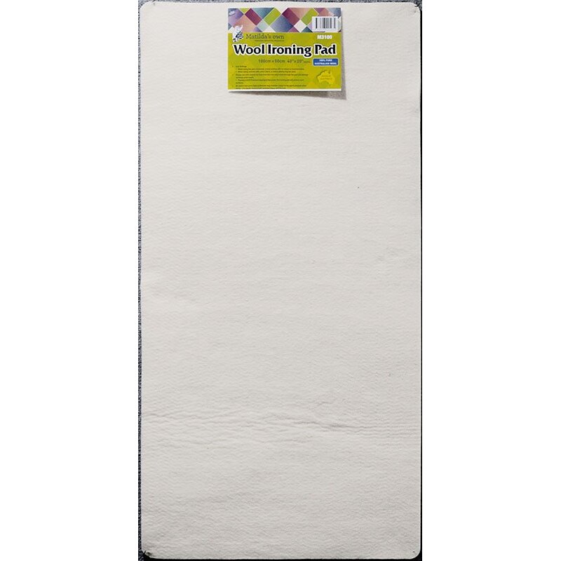 Matilda's Own 100% Wool Ironing Pad, 150cm x 50cm x 13mm