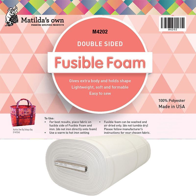 Matildas Own Double Sided Fusible Foam 148cm Wide Per Meter