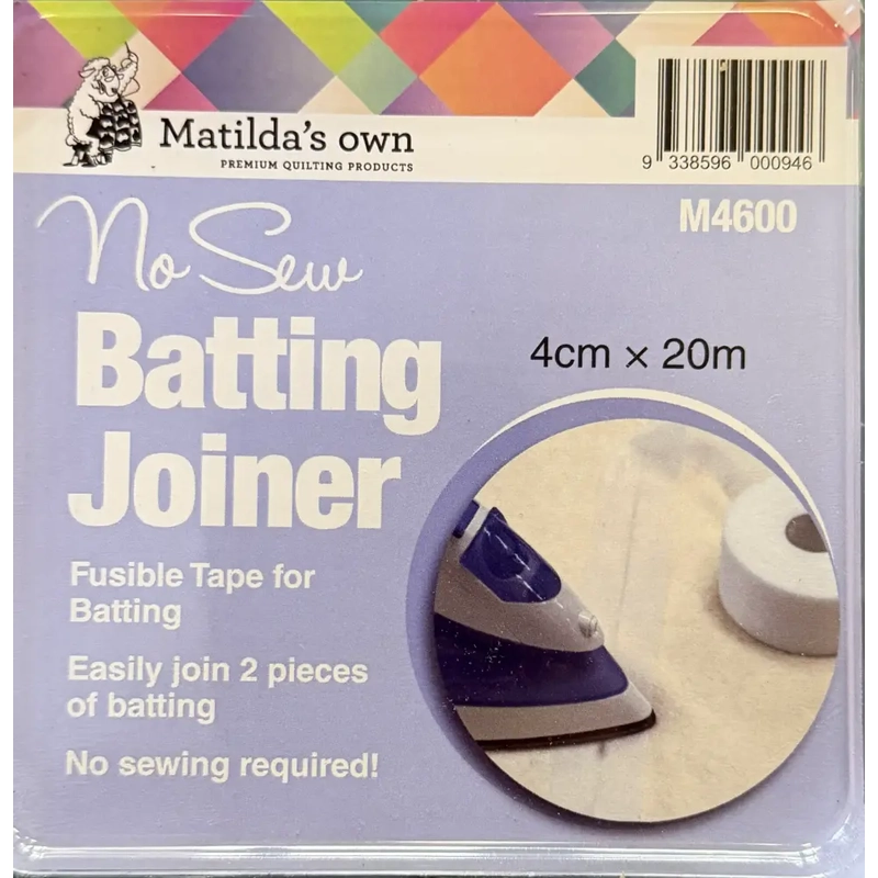 Matilda's Own No Sew Batting Joiner 4cm x 20m, M4600