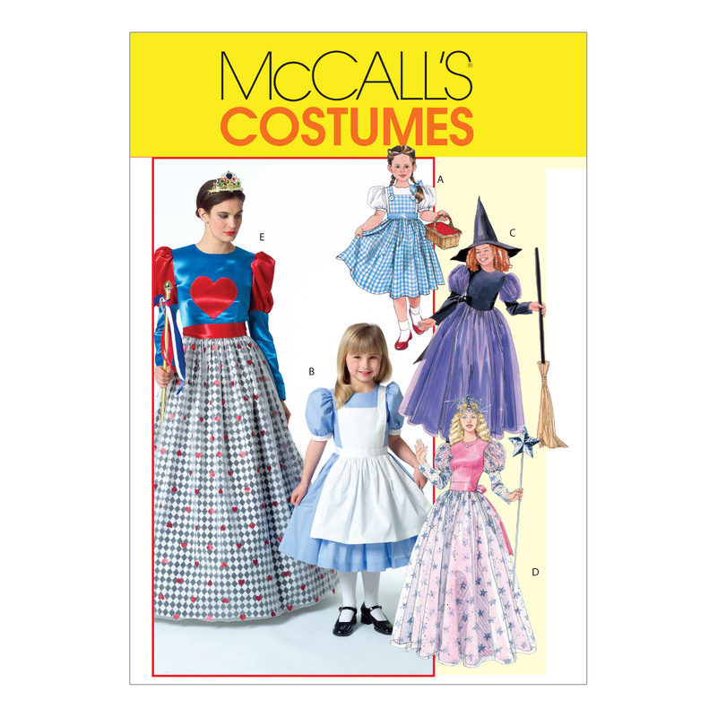 McCall's Sewing Pattern M4948MIS Misses'/Children's/Girls' Costumes Small-Medium-Large-Extra Large Sizes
