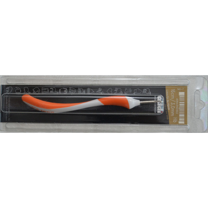 Addi Crochet Hook 16cm x 3.00mm Addiswing Aluminium Ergonomic Maxi