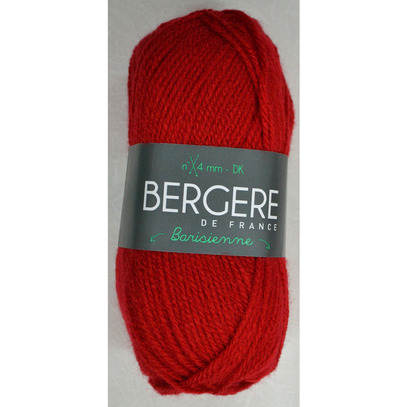 Bergere Yarn, Barisienne 100% Acrylic, 50g (140m) DK, Geranium