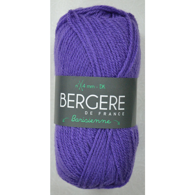 Bergere Yarn, Barisienne 100% Acrylic, 50g (140m) DK, Viola