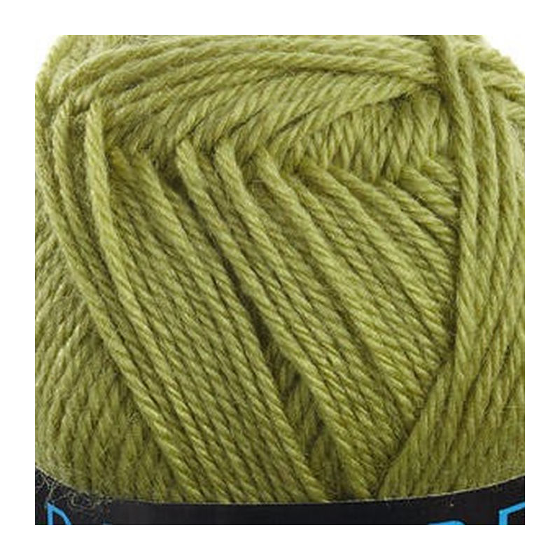 Bergere Ideal Yarn, 40% Combed Wool, 30% Acrylic/Polyamide, 50g Ball, Olivine