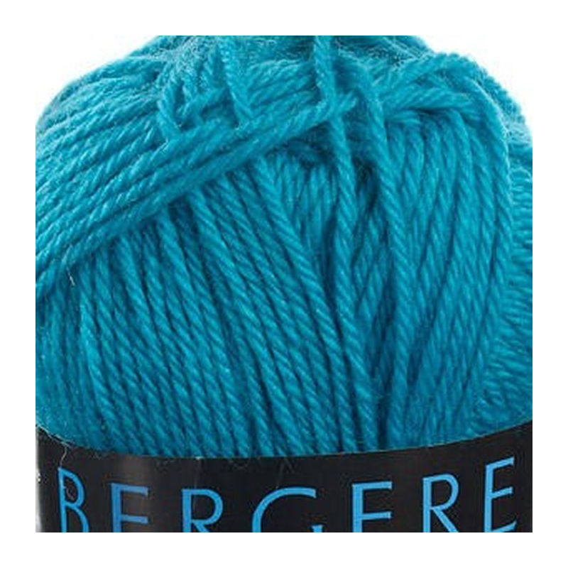 Bergere Ideal Yarn, 40% Combed Wool, 30% Acrylic/Polyamide, 50g Ball, Calanque