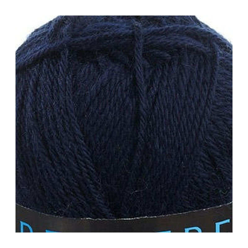 Bergere Ideal Yarn, 40% Combed Wool, 30% Acrylic/Polyamide, 50g Ball, Marin