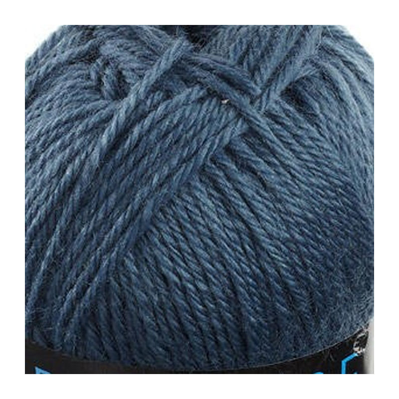 Bergere Ideal Yarn, 40% Combed Wool, 30% Acrylic/Polyamide, 50g Ball, Persan (Blue)