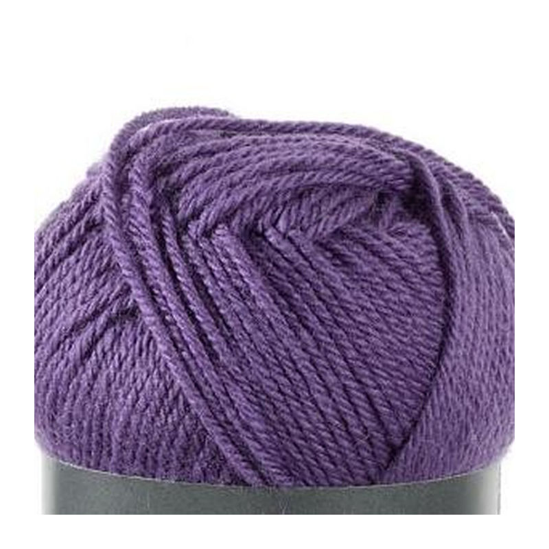 Bergere Ideal Yarn, 40% Combed Wool, 30% Acrylic/Polyamide, 50g Ball, Purple