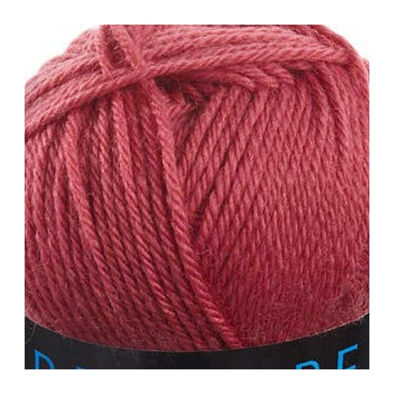 Bergere Ideal Yarn, 40% Combed Wool, 30% Acrylic/Polyamide, 50g Ball, Cyclamen