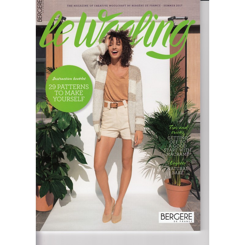 Bergere De France Le Wooling Issue #4, Summer 2017, Patterns in English