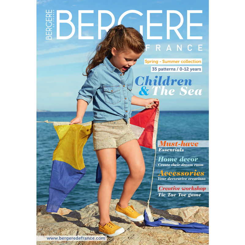 Bergere De France Magazine 185, Summer Collection For Kids, Knitting Patterns in English