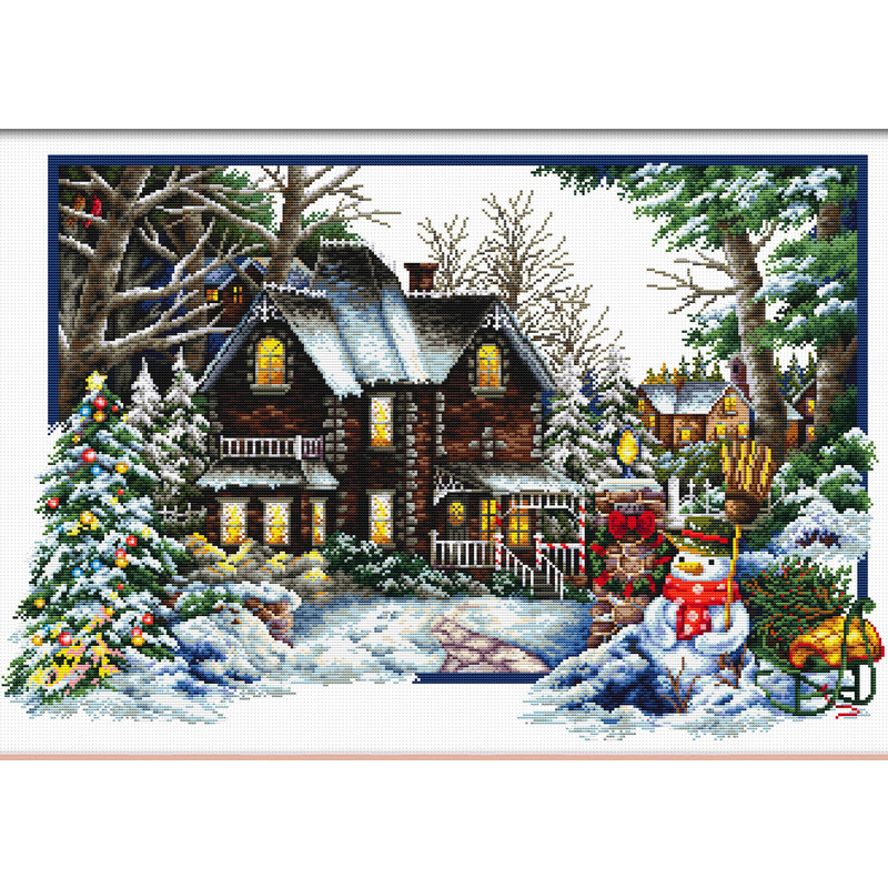 WINTER COMES MC740.072, No Count Cross Stitch Kit, 59 x 39cm