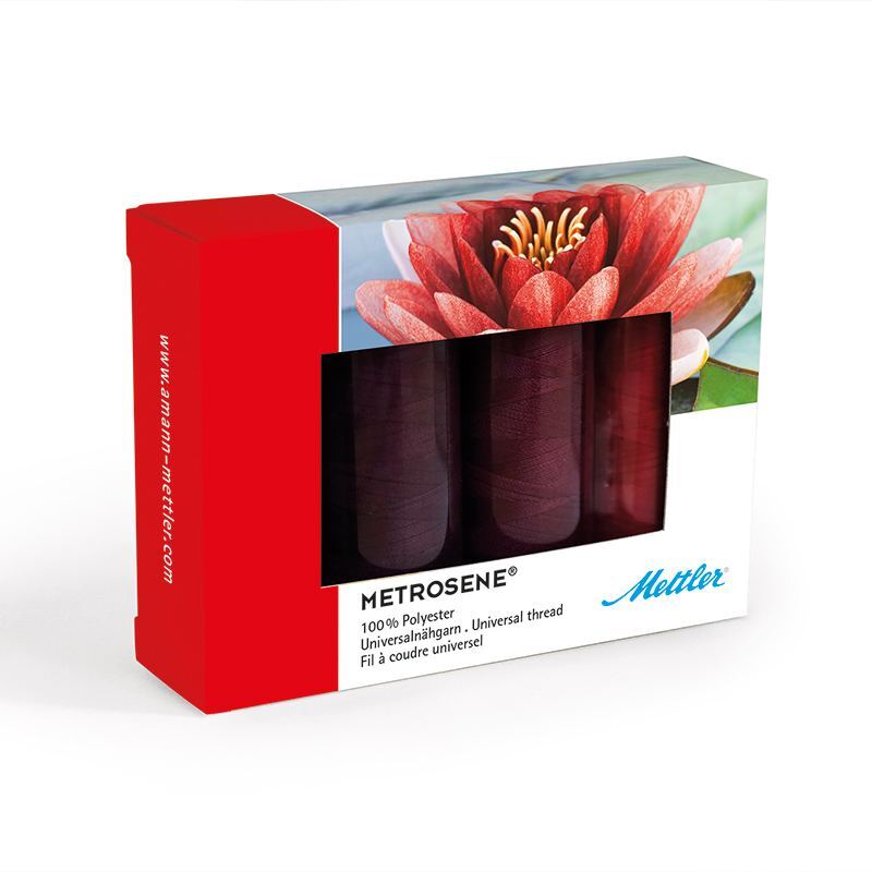 Metrosene RED Thread Pack 4 x 150m Spools