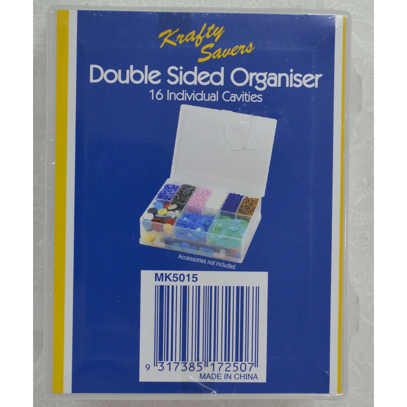 Krafty Savers Double Sided Organiser, 16 Cavity