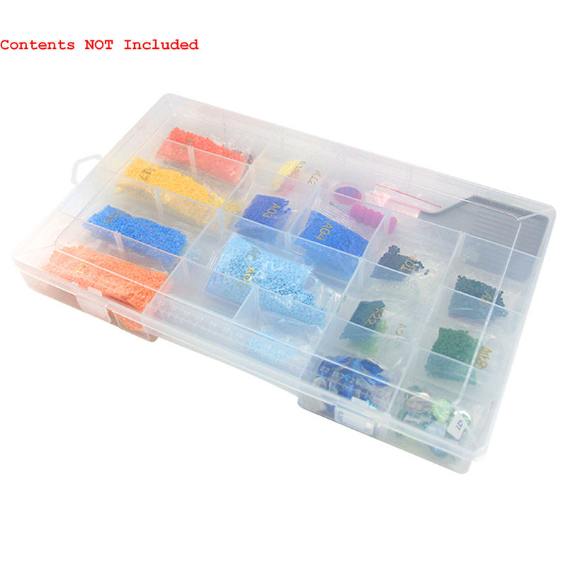 Hemline Multi-Use Organiser Storage Box, 24 Cavity Extra Large, Sturdy Dividers