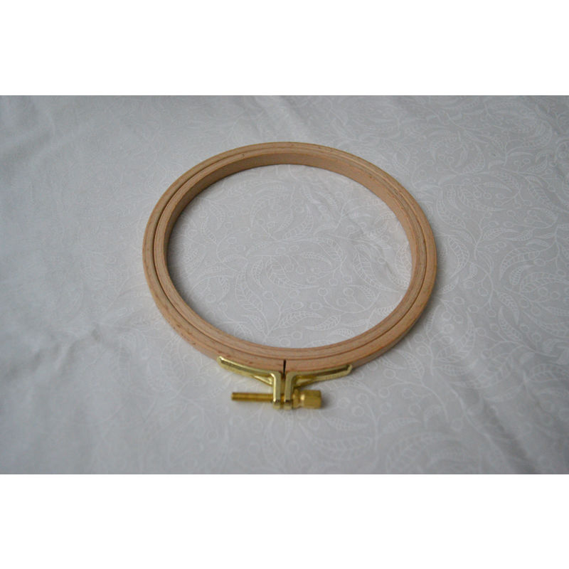 Nurge Embroidery Hoop, Wooden Screwed 8mm, Beechwood, No 2,  5" / 130mm