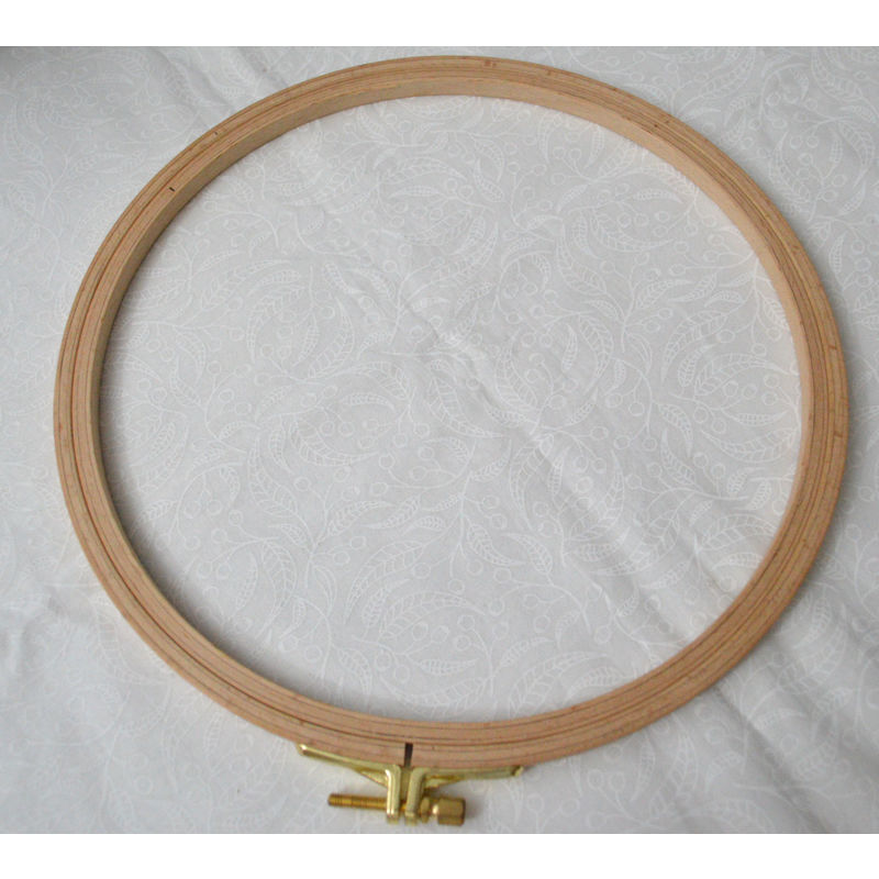 Nurge Embroidery Hoop, Wooden Screwed 8mm, Beechwood No 5,  8.5" / 220mm