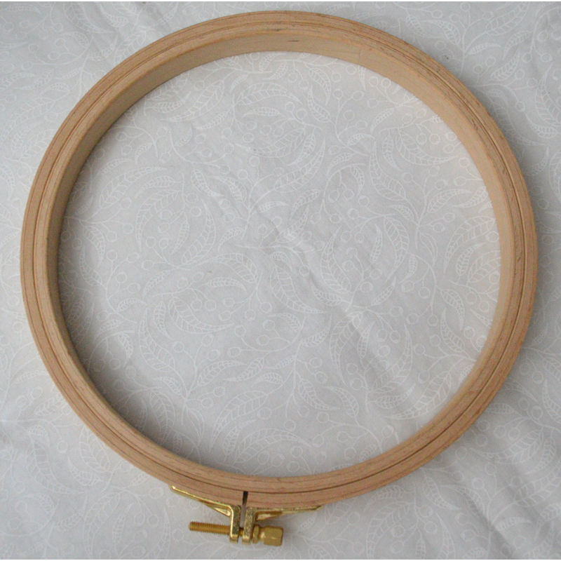 Nurge Embroidery Hoop No 4, 7.5" / 190mm, Wooden Screwed 16mm, Beechwood