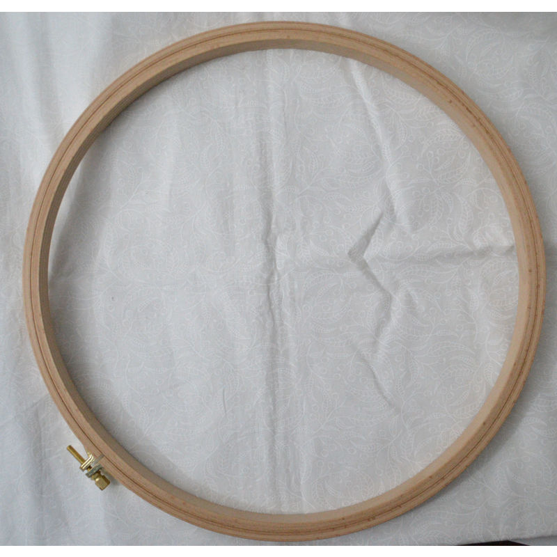 Nurge Embroidery Hoop, Wooden Screwed 16mm, Beechwood, No. 8, 12" / 310mm