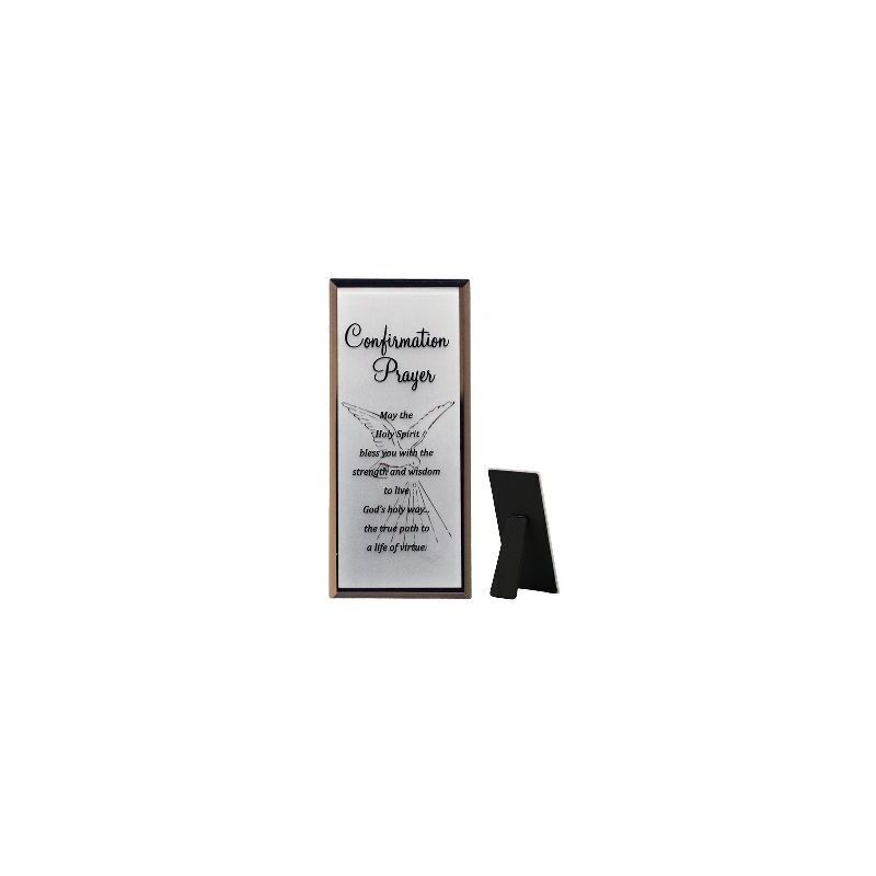 Confirmation Mirror Plaque, 80 x 180mm Standing