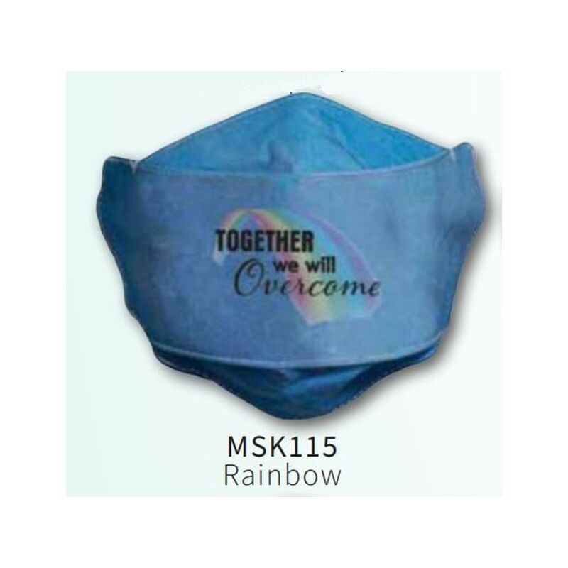 Face MASK, Rainbow - Together We Will Overcome
