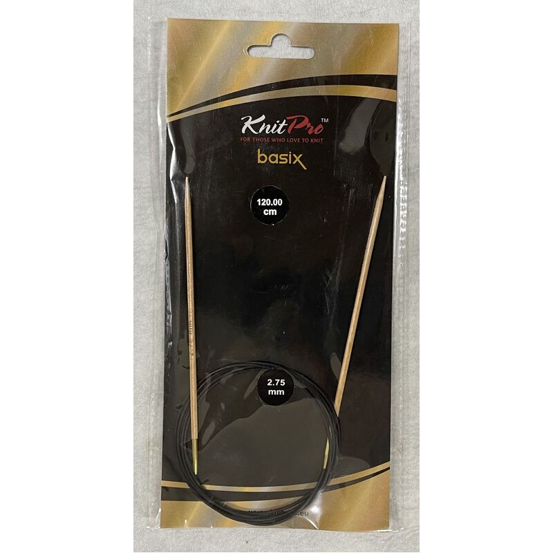 Knitpro 120cm Basix Birch Fixed Circular Knitting Needle 2.75mm