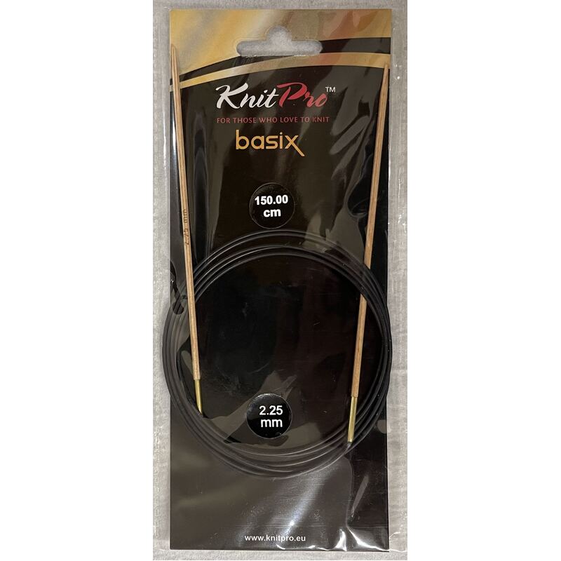Knitpro 150cm Basix Birch Fixed Circular Knitting Needle 2.25mm
