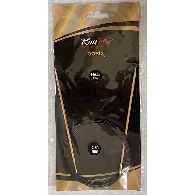 Knitpro 150cm Basix Birch Fixed Circular Knitting Needle 2.50mm