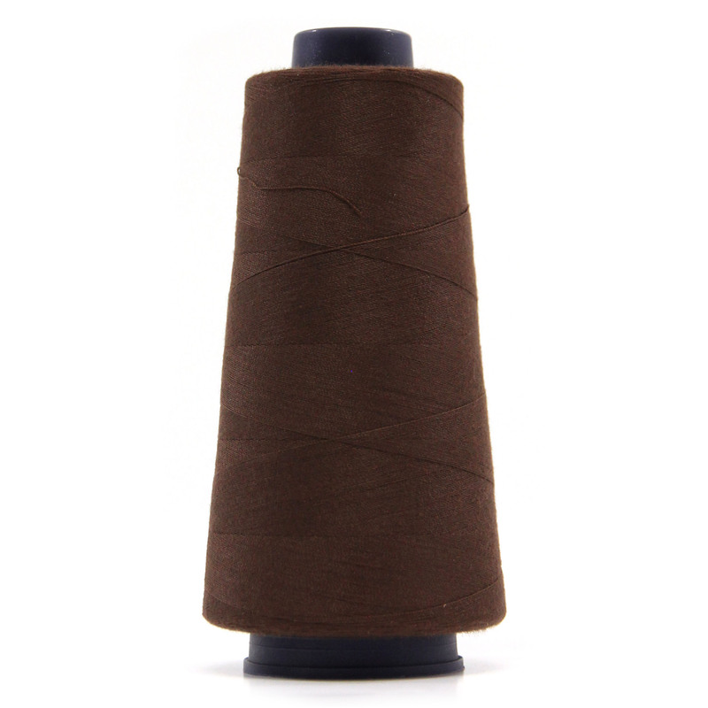 Thread 2000m, CHOCOLATE, For Overlocker & Sewing 100% Polyester