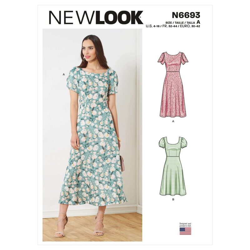 New Look Sewing Pattern N6693 Misses’ Dresses