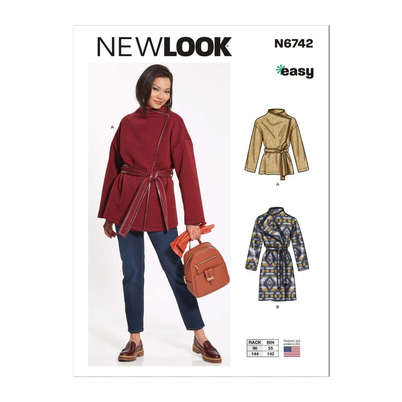 New Look Sewing Pattern N6742 Misses’ Jacket and Coat