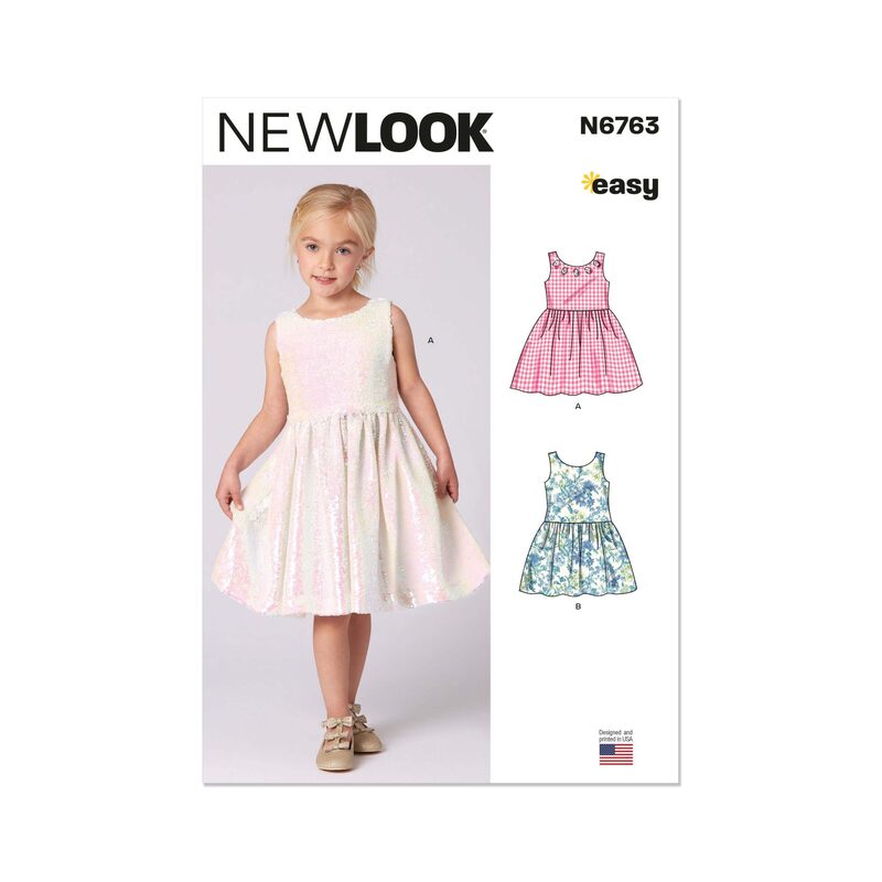 New Look Sewing Pattern N6763 Children’s Dress