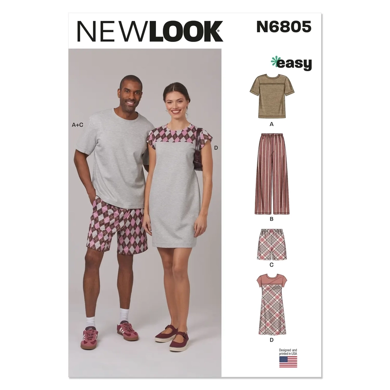 Unisex Sleepwear New Look Sewing Pattern N6805