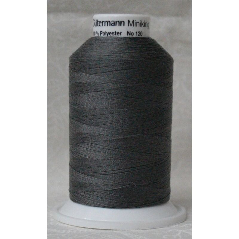 Gutermann Miniking #701 GREY, 1000m Universal Sewing / Overlocking Thread