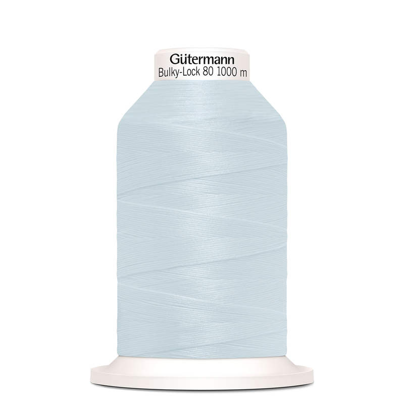 Gutermann Bulky-Lock No.80, #276 PALE BLUE 1000m Overlocking Thread