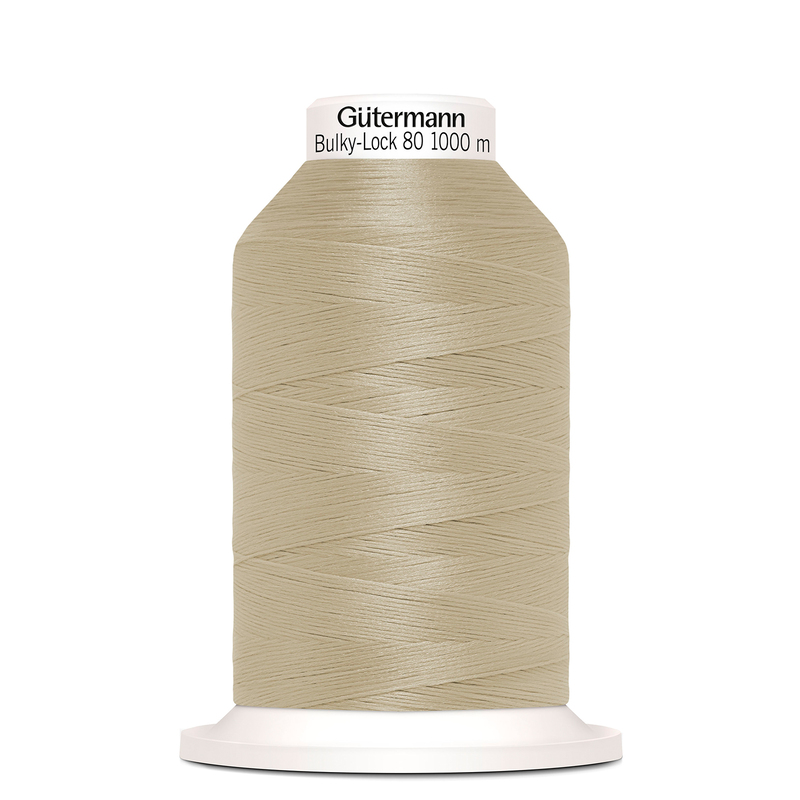 Gutermann Bulky-Lock No.80, 1000m Overlocking Thread Col 722 BEIGE