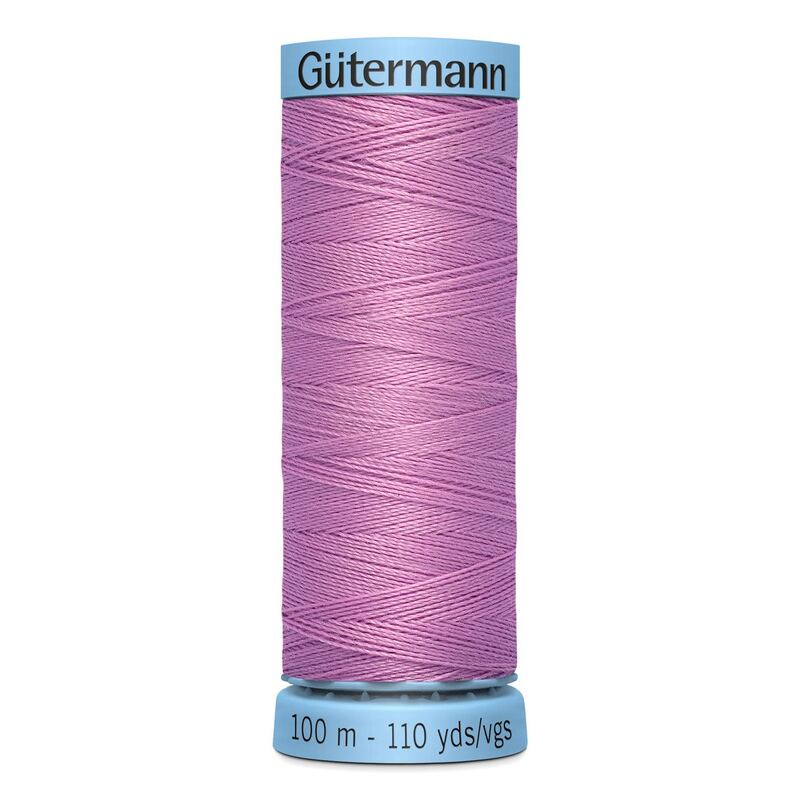 Gutermann Silk Thread #211 DARK ROSE PINK, 100m Spool (S303)