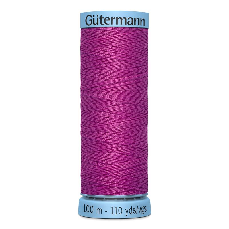 Gutermann Silk Thread #321 FUCHSIA, 100m Spool (S303)