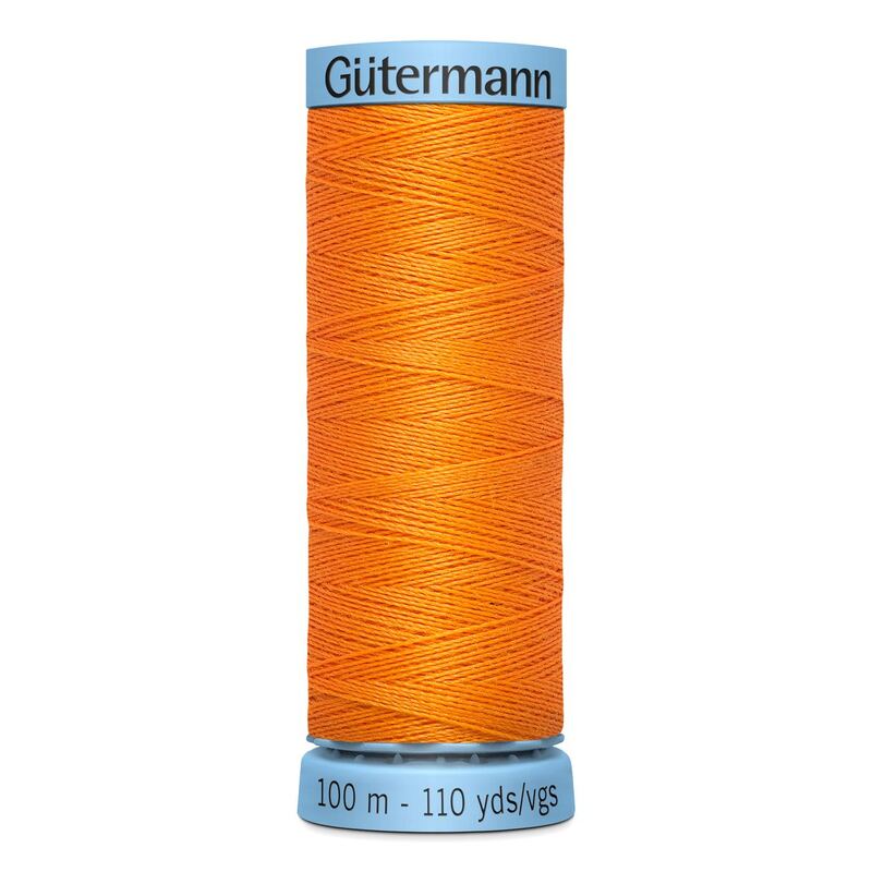 Gutermann Silk Thread #350 ORANGE, 100m Spool (S303)